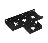 Heavy Duty Pergola Corner Brackets, 1 Pack 4x4 Inch T-Bracket Extension Kit, Reinforce Wooden Gazebo Structures, for Patio Balcony Garden(Single Package)