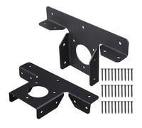 Heavy Duty Pergola Corner Brackets Extension 3-Way T Brackets, Post Bracket Pergola Gazebo Kit, Fence Post Holder Heavy Duty Post Bracket Square Pergola Corner Extension Bracket, for Deck Railing
