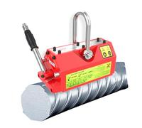 Heavy Duty Permanent Lift Magnet for Plate Steel, Round Bar, Reliable Lifting with Release Mechanism, 3.0 Safety Factor, Ideal for Construction and Industrial Use