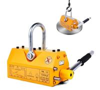 Heavy-duty Permanent Lifting Magnet 1320 lbs with Quick Release for Hoists, Cranes & Steel Handling