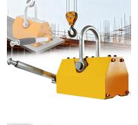 Heavy Duty Permanent Magnetic Lifter 880/2200 lbs - Manual Release Steel Plate Lifter for Metal Handling, No Electricity Needed for Hoist and Shop Crane Applications Starter 400KG / 880 pounds