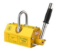 Heavy Duty Permanent Magnetic Lifter For Metal Sheet, Block, Plate - Strong Neodymium Magnet For Crane Hoist, Efficient Lifting Solution,400Kg