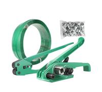 Heavy-Duty PET Strapping Kit, Packaging Strapping Roll With Included Strapping Pliers, Tensioner, And Buckles, Designed For All Types Of Packaging And Bundling Operations(330m)