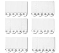 Heavy Duty Picture Hanging Strips, 12 Pairs (24 Strips) Large White Hook and Loop Tape for Damage-Free Wall Hanging, Photo Frames, Canvas & Decor, No Nails Needed (16 x 45mm)