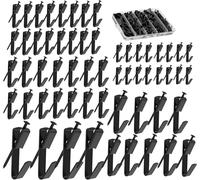 Heavy Duty Picture Hooks Kit, 136Pcs Assorted Weight Capacity (10LB/20LB/30LB/50LB/100LB) with Nails, Picture Hanging Hooks for Hard Walls, Drywall, Plastered Wood - for Frames, Mirrors, Paintings