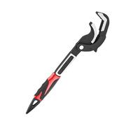 Heavy Duty Pipe Spanner, Pliers Tool Wrench, Pipe Wrench with Wear Resistant High Carbon Steel, Plumber Tool with Sturdy Construction, Hand Tools, Equipment Set for Water Pipes Installations Plumbers