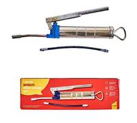 Heavy Duty Pistol Grease Gun 200cc Side Lever Manual Action Solid Flexible Delivery Tube Tool For Oil Injection