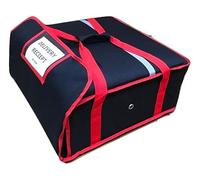 Heavy Duty Pizza Delivery Bag Full Insulated All Sides Keep It Pizza Worm Size: 20”x20”x8” Inch (Size: 50x50x20 Cm)