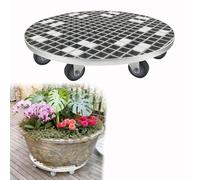 Heavy Duty Plant Caddy with 360° Lockable Silent Wheels for Easy Moving of Pots and Heavy Objects