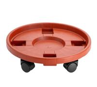 Heavy-Duty Plant Caddy with Wheels - 33cm Mobile Planter Stand, Universal Plastic Base, Ideal for Large Flower Pots, Easy to Move Indoor/Outdoor.