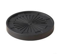 Heavy|Duty Plant Caddy with Wheels | 360° Rolling Stfor Indoor Outdoor Use | Sturdy ABS Pot Dolly with Drainage Tray | Supports up to 170 lbs | White |(black)