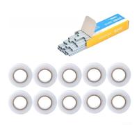 Heavy Duty Plant Tying Tape 30m Long 1.1cm Wide, Garden Vine Support Tool with Nails for Tomato Fruit Flower Beds(J)