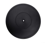 Heavy Duty Plastic Lazy Susan For Turntable with Rotating Ball Bearing Base for 360 Degree Spin, Perfect for Food Display, Kitchen Organization, and Crafts (12in)