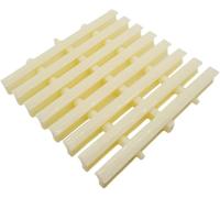 Heavy-Duty Plastic Pool Grate - Durable Swimming Pool Drainage Channel Cover for Efficient Water Management, 18cm Wide, Composite Design, 1 Piece