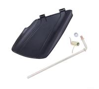 Heavy Duty Plastic Side Discharge Chute For Toro For Timecutter Z4200 Z4202 Ss4200 Mowers Replaces Part 112-3951 Complete Deflector Kit With Pivot Rod For Torsion Spring Lock Nut Easy Install Black