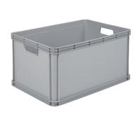 Heavy Duty Plastic Stacking Industrial Euro Storage Containers Boxes Crates! 5 Sizes -Big Load Capacity Food Grade 10 Year Guarantee! (30, 60 Litre - L600 x W400 x H320mm)
