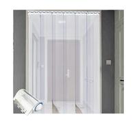 Heavy Duty Plastic Strip Door Curtain 1mm Thick 90x300cm for Cold Room Warehouse Catering Durable & Weather Resistant Entryway Solution