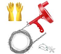 Heavy Duty Plumbers Snake, 7.7m Plumbing Snake Dra