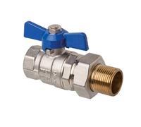 Heavy Duty Plumbing Ball Valve Blue Butterfly Handle 1/2 3/4 1 BSP