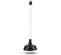 Heavy Duty Plunger Sink Plunger with 16 Inch Handle and 6 Inch Rubber Cup Powerful Suction Drain Unblocker Tool for Bathroom Kitchen Shower Drain and Toilet Unblocking for All Home Drains