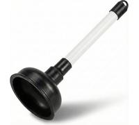 Heavy Duty Plunger - Sink Unblocker with 100mm Strong Suction Cup and 225mm Long Handle - Perfect for Sink, Toilet, Kitchen & Bathroom Drains Unblocking, for Space-Saving. Universal Fit for Home.