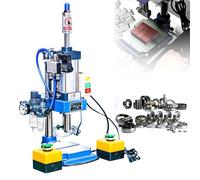 Heavy-Duty Pneumatic Punch Press Machine, Vertical Hole Punching with Foot Pedal, 200kg & 300kg Options for Bending, Cylinder Stroke Footswitch