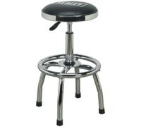 Heavy-Duty Pneumatic Workshop Stool - Adjustable Height Swivel Rotating Seat