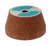 Heavy Duty Polishing Wheel For 100 Type Angle Grinder Copper Threaded Emery Cup For Quick Installation(50#)