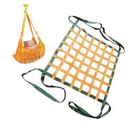 Heavy Duty Polyester Cargo Lifting Net 1x1M Sling Net for 0.3 3.5T Loads Ideal for Outdoor Climbing Garden Loading/Unloading and Safety Handling Straps