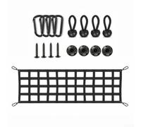 Heavy Duty Polyester Tailgate Net 60x18 UV Resistant Black | 60x18 inch size, heavy duty polyester, UV resistant, fits full-size pickups, secure cargo hold
