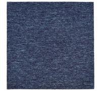 Heavy Duty Polypropylene Carpet Tiles with Bitumen Backing, Blue, 50cm x 50cm, 5 Square Meters