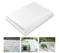 Heavy Duty Polythene Sheeting, 2M X 3M Extra Thick Plastic Sheeting, 125Mu/500G Thickened Garden Grow Polythene Cover Sheets for Gardening Insulation Building Rubble Protection