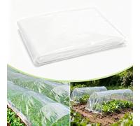 Heavy Duty Polythene Sheeting, 2M X 6M Clear Plastic Sheeting, Waterproof Cover for Gardening, Greenhouse, Building Insulation, Rubble Protection