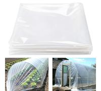 Heavy Duty Polythene Sheeting, Waterproof Dustproof Plastic Cover Sheets, Extra Thick Clear Plastic Sheeting for Farming, Gardening, Agriculture, Painting Work