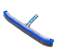 Heavy Duty Pool Brush Premium 18" Aluminium Swimming Pool Cleaning Brush by Aquatix Pro with Stainless Steel Bristles & EZ Clips, These Heavy Duty Brushes Cleans Walls, Tiles and Floors Effortlessly