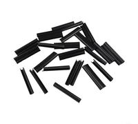 Heavy-Duty Pool Cover Clips for Above Ground Pools, 48-Pack Windproof Fasteners with Dual-Layer ABS+PC Design, Secure Swimming Pool Tarp Holders in Black(Set one: 12cm)