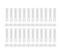 Heavy Duty Pool Joint Pins With Rubber Seals For Intex Rectangular Metal Frame Swimming Pools 10ft 12ft 13ft Up To 24ft Compatible With 2015 2016 And Newer Seasons White Abs Replacement Hardware Kit