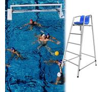 Heavy Duty Pool Lifeguard Chair-Swimming Life-Saving Equipment for Water Games,Referee Competition,Beach Observation Lookout (4 steps)