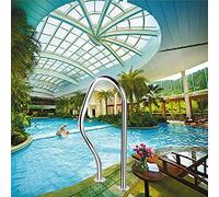 Heavy-Duty Pool Rails - 1.2mm Thick Grab Bars for Ultimate Safety & Stability - Swimming Pool Grab Rails for Easy Access & Support - Perfect for Inground Pools