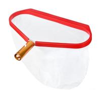 Heavy Duty Pool Scoop Net with User Friendly Design for Safe Leaf Collection (Red)
