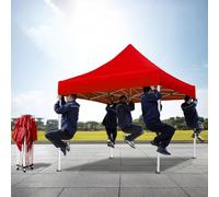 Heavy Duty Pop Up Tent, Portable Folding Canopy with 4.5cm Thick Hexagonal Frame, Waterproof, UV Cut SPF50+, Wind Resistant Level 6 for Events, Outdoor, Camp, Festival, BBQ, Beach