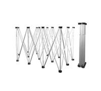 Heavy Duty Portable Adjustable Saw Horses, Steel Work Support Table, 3300 Lbs Load Capacity for Jobsite, Factory, Garage, and Farm Use