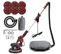 Heavy Duty Portable Electric Wall Sander, Professional Drywall Sander with Double-Deck LED Lights, Adjustable Speed, and Auto Vacuum System for Dust-Free Ceiling & Wall Sanding