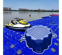 Heavy Duty Portable Floating Dock Kit for Water Recreation and Fishing - Modular Plastic Pontoons for Lakes and Rivers(30pcs,L)