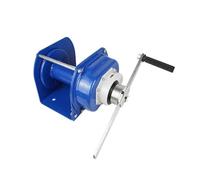 Heavy Duty Portable Manual Winch, Wire Rope Hand Lifting for Boat, Truck, Trailer(Blue,3t)