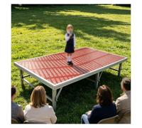 Heavy Duty Portable Stage, Foldable Small Stage Platform 400kg, Three Height Options Available, Band Performances Modular Performance Stage for Outdoor Indoor(30cm)