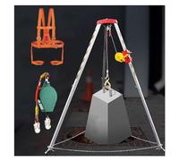 Heavy-Duty Portable Telescopic Rescue Tripod, Industrial Fire Safety Equipment, Emergency Rescue Tool for Firefighters, Lifting and Recovery Solutions