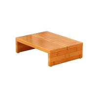 Heavy-Duty Portable Wooden Step Stool - 50x30x11cm - Sturdy Footrest for Adults - Ideal for Bedrooms, Bathrooms, Kitchens & Offices - Space-Saving Elevation Aid