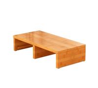 Heavy-Duty Portable Wooden Step Stool - Sturdy Adult Footrest for Bedrooms, Bathrooms, Kitchens, and Offices - Space-Saving Elevation Aid (50x30x11cm)