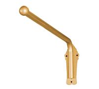 Heavy Duty Portiere Iron Drapery Rod with Finials - Swing Arm Curtain Rods for Front Door Store Kitchen Bathroom in